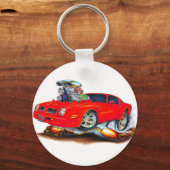 1974-76 Vuurvogelrode auto Sleutelhanger (Voorkant)