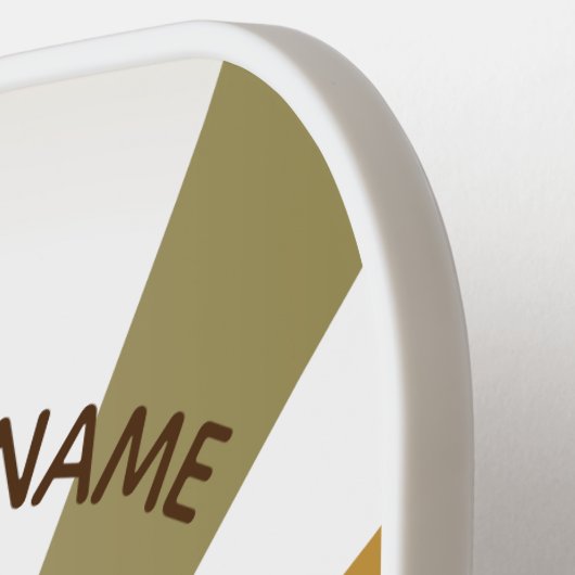  1974 Aangepaste naam Pickleball Paddle (Links Detail)