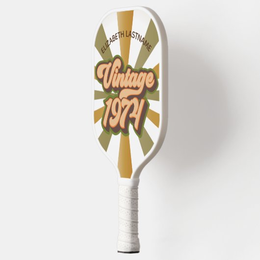  1974 Aangepaste naam Pickleball Paddle (Links)