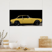 1974 Alfa Romeo 2000 GTV iNiEZiONE Poster (Keuken)