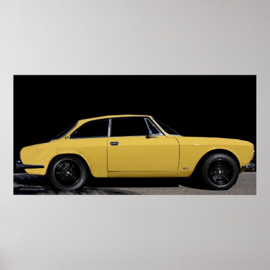 1974 Alfa Romeo 2000 GTV iNiEZiONE Poster (Voorkant)