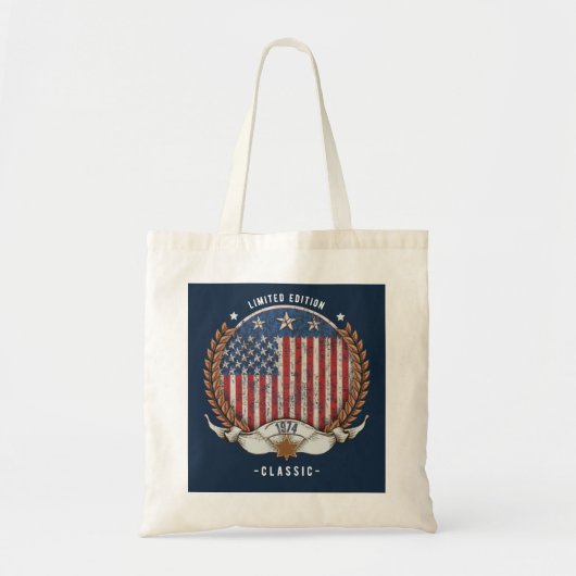 1974 Amerikaanse vlag Tote Bag (Voorkant)