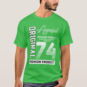 1974 Antieke Verjaardag Antiek Cadeau Retro meisje T-shirt