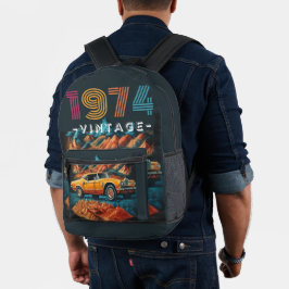 1974 coole auto bedrukte rugzak
