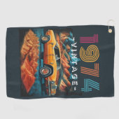  1974 coole auto golfhanddoek (Horizontaal)