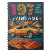 1974 coole auto notitieboek (Voorkant)