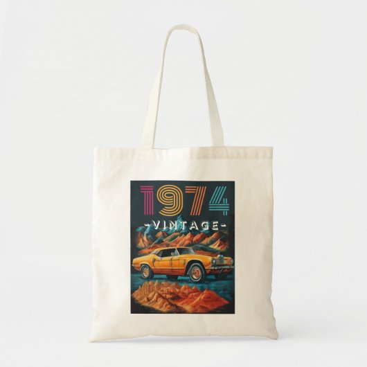  1974 coole auto tote bag (Voorkant)