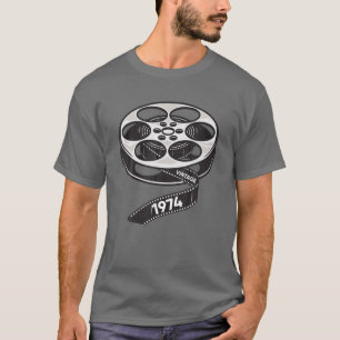1974 dag 48 jaar oud 48th Friend cinema T-shirt