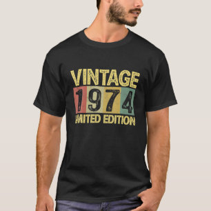 1974 dag 48 jaar oud Funny 48th Birthday T-shirt