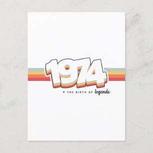 1974 De geboorte van legenden Briefkaart