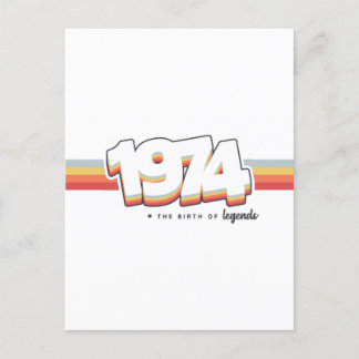1974 De geboorte van legendes Briefkaart