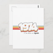 1974 De geboorte van legendes Briefkaart (Voorkant / Achterkant)