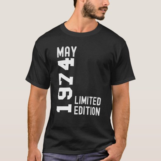 1974 Gelukkig feest T-shirt (Voorkant)