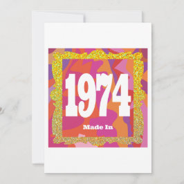 1974 - Gemaakt in 1974 Kaart