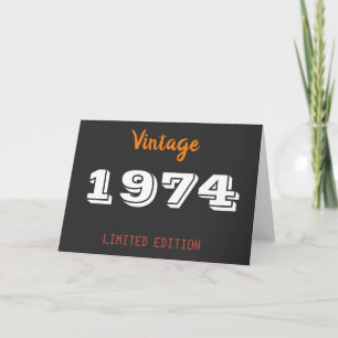  1974 Gift Kaart – Limited Edition 52nd