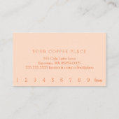 1974 Gradiënt Minimal Loyalty Coffee Punchcard (Achterkant)