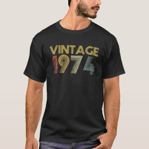1974 in 1974 48e verjaardag 48 jaar t-shirt
