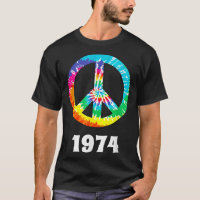 1974 jaar Reunion Jubileum Hippie Peace S