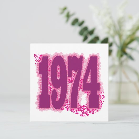1974 KAART (Staand voorkant)
