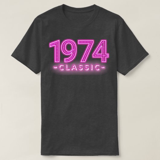 1974 KLASSIEK T-SHIRT (Design voorkant)