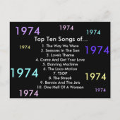 1974 Liederen Briefkaart (Voorkant)