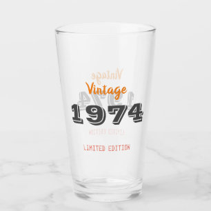  1974 Limited Edition 50th Birthday Gift Glas