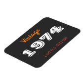  1974 Limited Edition 50th Birthday Gift Magneet (Linkerzijde)