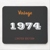  1974 Limited Edition 50th Birthday Gift Muismat (Voorkant)