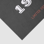  1974 Limited Edition 50th Birthday Gift Tissuepapier (Detail)