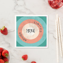 1974 Limited Edition 52e Verjaardag servetten