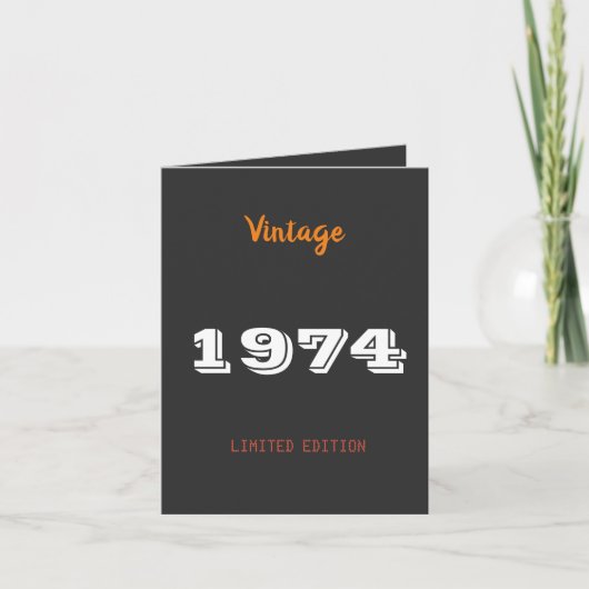  1974 Limited Edition 52ste verjaardagsfeest (Voorkant)