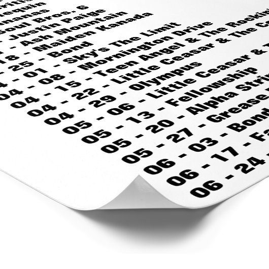 1974 - PENTHOUSE - DEEL 1 POSTER (Hoek)