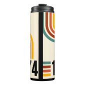1974 Retro  thermische getumbler Thermosbeker (Voorkant)