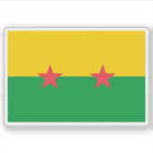1974 Sao Tomé en Principe vlag voorstel #1 Sticker (Voorkant)