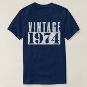  1974  Wit Tekst T-shirt (Design voorkant)