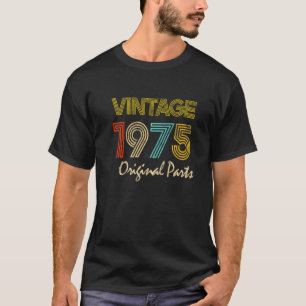 1975 47 jaar oude Mannen en vrouwen 47e geboorte T-shirt