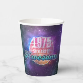 1975 - 50 jaar Geweldige "Grunge" look Papieren Bekers