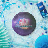 1975 - 50 jaar Geweldige "Grunge" look Papieren Bordje (Feest)