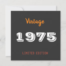 1975 50e Limited Edition Flat Kaart