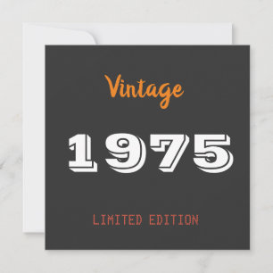  1975 50e Limited Edition Flat Kaart