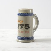  1975 50ste Verjaardag Beer Stein – Limited Bierpul (Voorkant rechts)