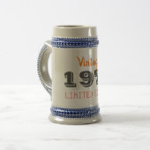  1975 50ste Verjaardag Beer Stein – Limited Bierpul (Voorkant links)
