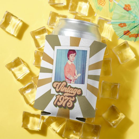  1975 50ste verjaardag foto blikjeskoeler (Insitu Zomer)