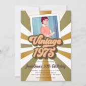  1975 50ste verjaardag foto kaart (Voorkant)