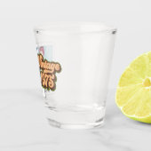  1975 50ste verjaardag foto shot glas (Rechts)