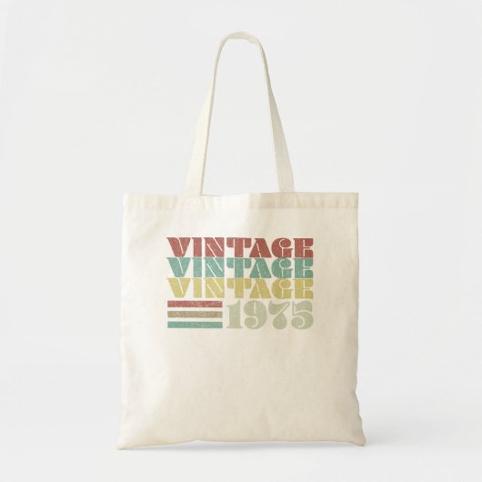 1975 Birthday Gift  Retro Sweatshirt Tote Bag (Voorkant)