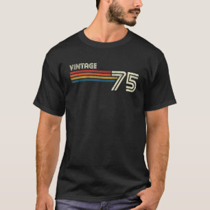  1975 Borststreep 50 jaar oud Verjaardag T-shirt