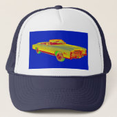 1975 Cádillac Eldorado Converteerbare Pop Art Trucker Pet (Voorkant)