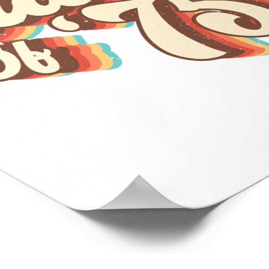 1975 CL reünie retro CL van 75 middelbare school a Poster (Hoek)