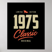 1975 Classic Birthday Gift Poster (Voorkant)